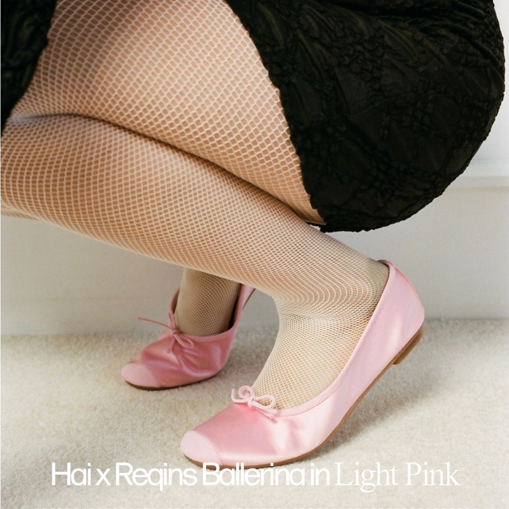 Hai x Reqins Ballerina in Light Pink size 39 runs small will fit 8/8.5 US
